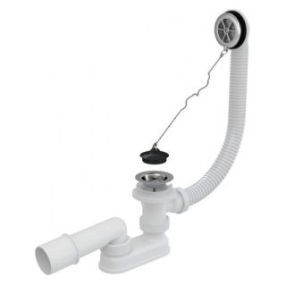 Слив-перелив для ванны AlcaPlast хромированный 57см A501